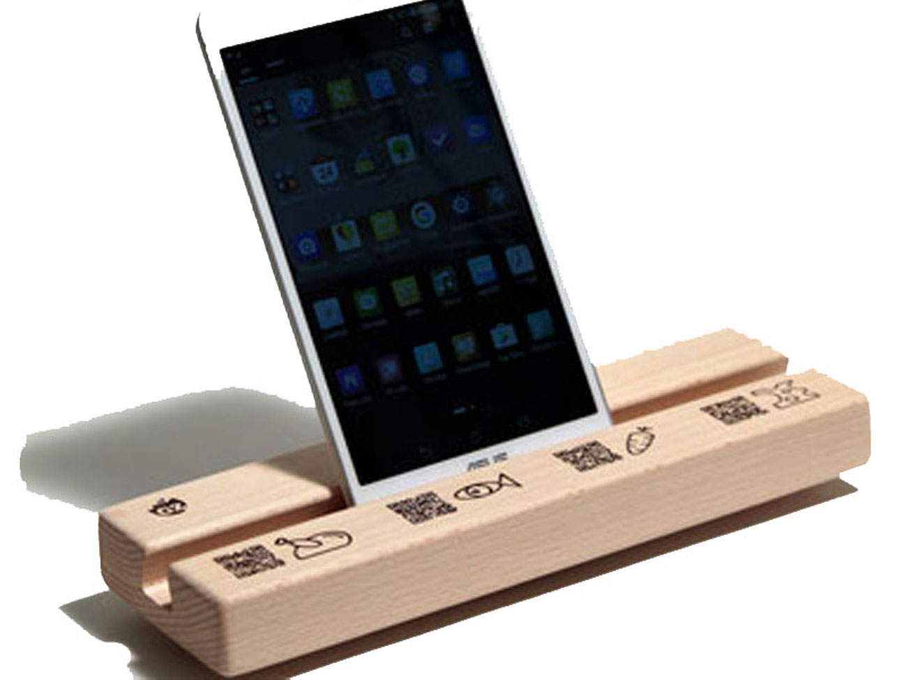 Supporto per telefono in legno supporto per cellulare semplice per